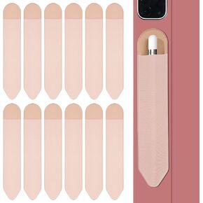 Apple Pencil Holder, 5 Pack Durable Elastic Apple Pencil (1st and 2nd Gen) Case Pocket, Adhesive Sleeve Pouch for iPad 8.3/9.7/10.2/10.5/11/12.9 Inch (Black Black) in Kuwait