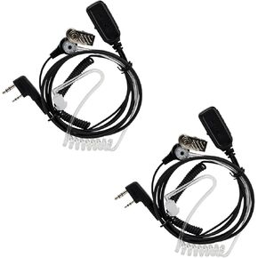 Retevis VOX Hands Free Walkie Talkie Earpiece with Mic, Coil Tube, Compatible RT22 RT21 H-777 RT68 RT22S RT19 Baofeng UV-5R Kenwood Two Way Radio, Security 2 Way Radio Earpiece(2 Pack) in Saudi Arabia