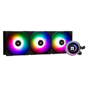 Thermalright Frozen Notte 360 ​​Black ARGB Water Cooling CPU Cooler، مواصفات مبرد وحدة المعالجة المركزية 360 أسود، مراوح PWM 3 × 120 مم، محامل S-FDB V2، مناسبة لـ AMD/AM4/AM5، Intel 1700/1150/1151/1200/2011 in Kuwait