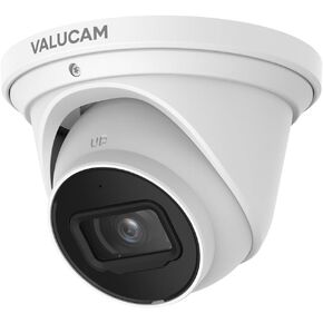 كاميرا VALUCAM 4K PoE IP مع تقنية الذكاء الاصطناعي للكشف عن الإنسان/المركبة، ميكروفون مدمج، كاميرا مقلة العين بإضاءة النجوم بدقة 8 ميجابكسل في الهواء الطلق، عدسة ثابتة 2.8 مم مع رؤية ليلية 98 قدمًا، مقاومة للطقس IP67، فتحة بطاقة SD (256 جيجابايت) in Kuwait
