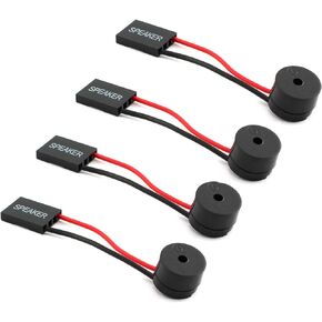 Maxmoral 2pcs Mini Plug Buzzer for PC Internal BIOS Computer Motherboard Mainboard Beep Alarm Speaker