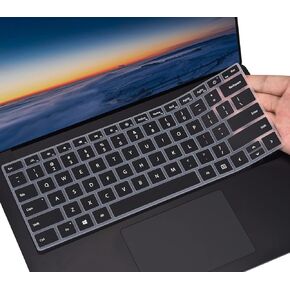 CaseBuy Keyboard Cover for 2023-2019 Microsoft Surface Laptop 6/5/4/3 & Surface Book 3 13.5" & 15" Keyboard Protector Accessories(Not Fit Surface Laptop 7 2024 2025), Black in Saudi Arabia
