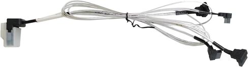 كابل MITATTOK Mini SAS، SFF-8087 إلى SATA*4 نقل بيانات عالي السرعة من الزاوية الأمامية إلى الزاوية الأمامية لوحدات تحكم SAS/RAID واللوحات الخلفية والخوادم، 23 سم/25 سم/57 سم/59 سم in Kuwait