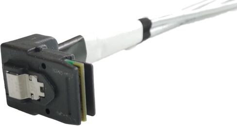 كابل MITATTOK Mini SAS، SFF-8087 إلى SATA*4 نقل بيانات عالي السرعة من الزاوية الأمامية إلى الزاوية الأمامية لوحدات تحكم SAS/RAID واللوحات الخلفية والخوادم، 23 سم/25 سم/57 سم/59 سم in Kuwait