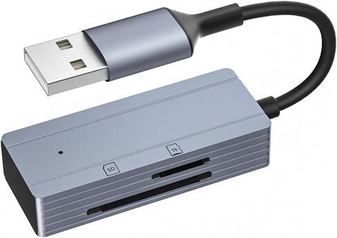 SD Memory Card Reader, TargetGo USB Type C to TF Card Reader Adapter(Aluminum Shell) for iPhone 15, MacBook Pro, MacBook Air, iPad Pro 2018, Galaxy S21 and More, Plug and Play in Saudi Arabia