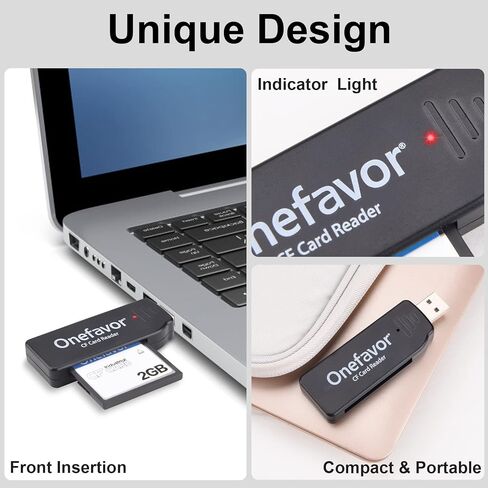 قارئ بطاقة CF، قارئ بطاقة ذاكرة فلاش مدمج، قارئ/كاتب USB لبطاقات CompactFlash in Kuwait