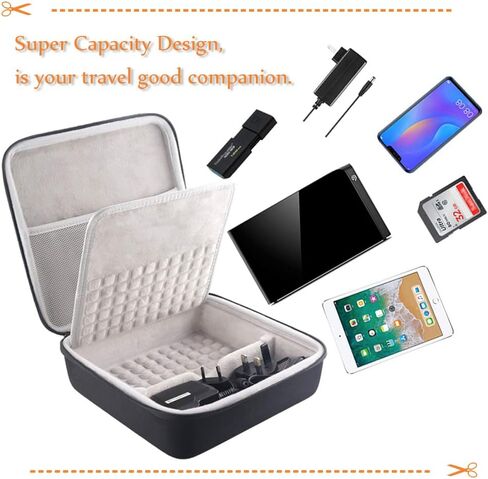 حافظة محرك الأقراص الصلبة BOVKE لمحرك الأقراص الصلبة الخارجي Seagate Backup Plus Hub HDD 4 تيرابايت 6 تيرابايت 8 تيرابايت 10 تيرابايت 12 تيرابايت 14 تيرابايت 16 تيرابايت 18 تيرابايت 20 تيرابايت، 3.5 بوصة حافظات حمل الأقراص الصلبة المكتبية المحمولة، أسود in Kuwait