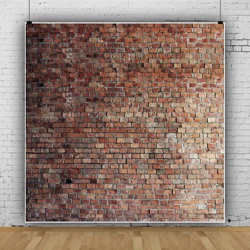 10x8ft Vintage Red Brick Wall Photo Backdrop Newborn Baby Girls Adults Portrait Photography Background Wallpaper Photo Studio Props in Saudi Arabia