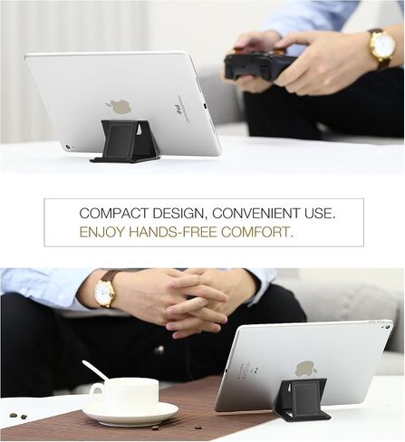 MoKo 2PCS Phone/Tablet Stand, Desktop Holder for 4-11" Device, Fit with iPhone 15/Pro/Plus/Pro Max, iPhone 14 Pro Max/14, iPhone 12/12 pro Max/11, iPad Air 4/Mini 6 2021, iPad 9 10.2, Galaxy S20 in Saudi Arabia
