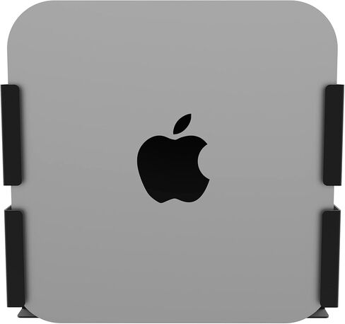 Hikig Mac Mini VESA Mount/Wall Mount/Under Desk Mount, Custom Mount for The Mac Mini, Mac Mini VESA Mounting Stand/Mounting Bracket - Black in Kuwait