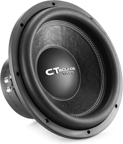 CT Sounds TROPO-12-D4 مضخم صوت سيارة 1300 وات بحد أقصى 12 بوصة مزدوج 4 أوم in Kuwait