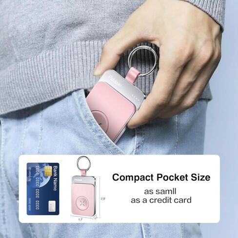 Pddosi Portable Charger for Apple Watch, 1500mAh Travel iWatch Charger Portable, Magnetic Portable Watch Charger Keychain, Portable Wireless Charger for Apple Watch Series 9/8/7/6/5/4/3/2/SE/Ultra in Kuwait