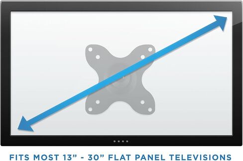 Mount-It! TV Wall Mount, Universal Fit for 19, 20, 24, 27, 32, 34, 37 and 40 Inch TVs and Computer Monitors, Full Motion Tilt and Swivel 14" Extension Arm, VESA 75, 100 Compatible in Saudi Arabia