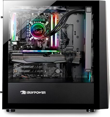 iBUYPOWER Trace 7 Mesh Black Gaming PC Computer Desktop TraceMeshI7N4801 (i7 14700KF, RTX 4080 16GB, 32 GB DDR5 5600 RGB (16GB x 2), 2TB NVME, WiFi Ready, Windows 11 Home) in Kuwait