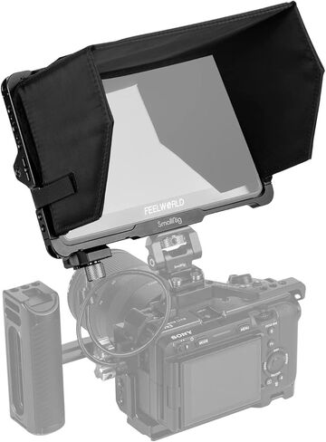 مجموعة قفص شاشة سموريج من أجل فيليوورلد LUT7 / S/برو، مع كابل HDMI ومشبك وسرود، تأتي مع فتحات تحديد الموقع 1.4 سم -50.8 سم، 1.9 سم -16 فتحة، سكة ناتو - 3837 in Kuwait