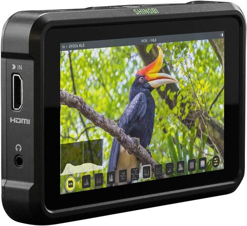 Atomos Shinobi 5 4K HDMI HDR Photo & Video Monitor with Atomos Power Kit & Screen Cleaning Wipes (5-Pack) Bundle in Saudi Arabia