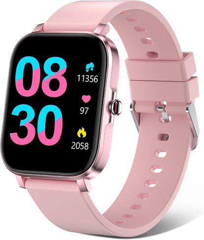 Smart Watch for Men Women SmartWatch 1.83" for iPhone Samsung Android Phone Compatible, Fitness Tracker Watch with Pedometer, Heart Rate/Sleep Monitor, Blood Oxygen, IP68 Waterproof in Kuwait