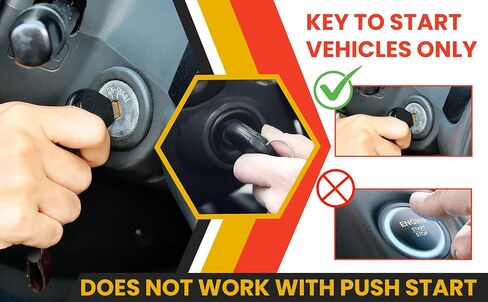 مجموعة بدء تشغيل جهاز التحكم عن بعد من ستارتكس لشاحنة التقاط الصور الرامية 2018-2021 || بدء تشغيل مفتاح فقط || توصيل N تشغيل || قفل 3X لتشغيل عن بعد in Kuwait