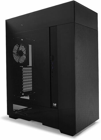 InWin ModFree Deluxe, E-ATX, Full Tower Case, High Airflow, Support 120mm or 140 Fan and up to 420mm AIO, Modular Design for expandability, Tempered Glass Side Panel, Black Color in Saudi Arabia