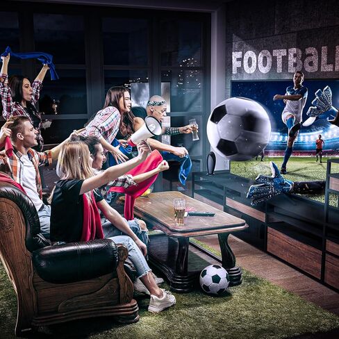 هوائي تلفزيون معزز للإشارة 2023 مع نطاق تغطية يزيد عن 530 ميلًا يدعم 4K 8K 1080p للتلفزيون الذكي عالي الدقة وأجهزة التلفزيون القديمة، معزز الإشارة الداخلية، كابل HDTV بطول 18 قدمًا in Kuwait