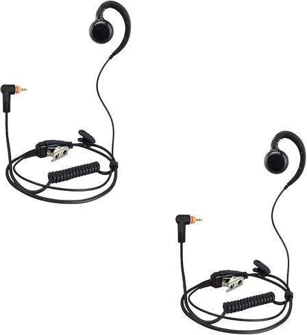 ProMax Power 1-Wire C-Shape Swivel Earpiece Headset with in-Line Mic & PTT Button for Motorola Two-Way Radios SL300, SL3500e, SL4000, SL7550e, SL7580, SL8550e, SL1K in Saudi Arabia
