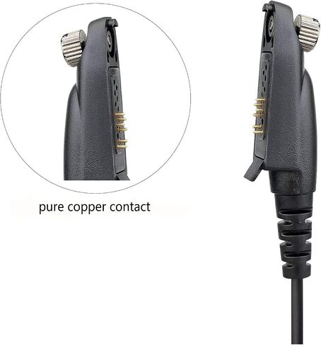 Retevis RT29 Walkie Talkie Earpiece, Compatible RT29 RT47 RT47V RT48 RB23 RB46 RT83 RT87 NR30 Ailunce HD1 Motorola EX500 GP328Plus Two Way Radio, Covert Tube Headset with Mic(1 Pack) in Saudi Arabia