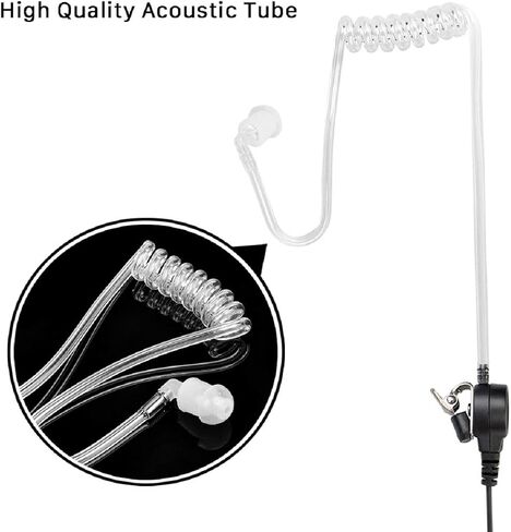 Retevis RT29 Walkie Talkie Earpiece, Compatible RT29 RT47 RT47V RT48 RB23 RB46 RT83 RT87 NR30 Ailunce HD1 Motorola EX500 GP328Plus Two Way Radio, Covert Tube Headset with Mic(1 Pack) in Saudi Arabia
