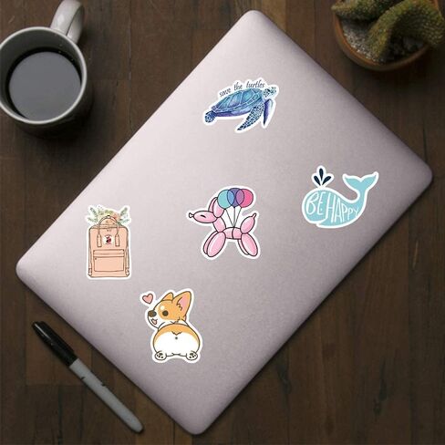 Cool Brand Stickers 101 Pack Decals for Laptop Computer Skateboard Water Bottles Car Teens Sticker in Kuwait