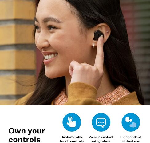 Sennheiser CX Plus In-Ear Bluetooth Headphones, ANC, 24hr Battery, Black in Saudi Arabia