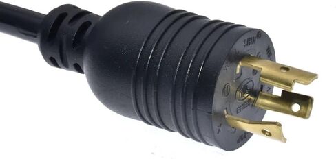 Toptekits Heavy-Duty Power Cord NEMA L6-20P to C19 for PDU and UPS 10ft/3m, 20A, 250V, 12AWG, IEC-320-C19 to NEMA L6-20P Power Cable, UL Listed in Saudi Arabia