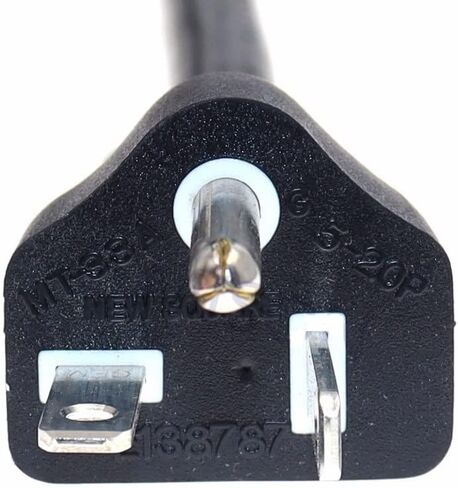 Toptekits Heavy-Duty Power Cord NEMA L6-20P to C19 for PDU and UPS 10ft/3m, 20A, 250V, 12AWG, IEC-320-C19 to NEMA L6-20P Power Cable, UL Listed in Kuwait