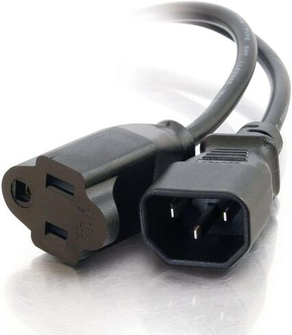 C2G 6FT Premium Universal Extension Cord - Power Extension Cord for TV, Computer, Monitor, Appliance & More (03141) in Kuwait