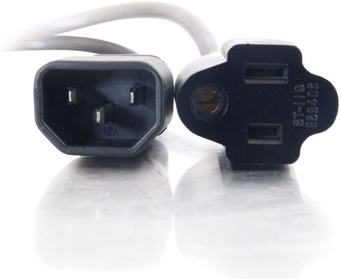 C2G 6FT Premium Universal Extension Cord - Power Extension Cord for TV, Computer, Monitor, Appliance & More (03141) in Kuwait