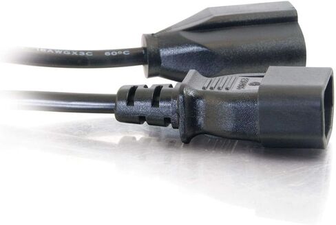 C2G 6FT Premium Universal Extension Cord - Power Extension Cord for TV, Computer, Monitor, Appliance & More (03141) in Kuwait