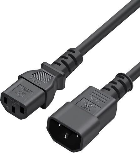 CableCreation 2-Pack 6 Foot 18 AWG C14-to-C13 PDU Power Extension Cord,1.8M in Kuwait