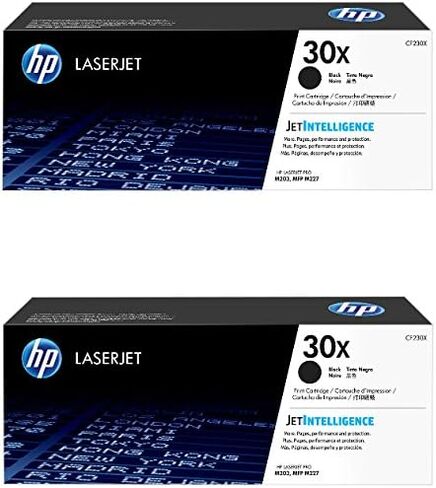 خرطوشة حبر سوداء HP 30X (CF230X) عالية الإنتاجية، عبوتان in Kuwait