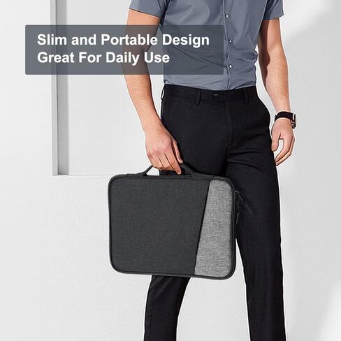 TiMOVO 9-11" Tablet Sleeve for iPad 10.2 2021-2019, iPad 10th Generation 2022, iPad Air 5/4 10.9, iPad Pro 11 2022-2018, Galaxy Tab S9/S8/A8/A7 2023, Protective Case with Elastic Handle, Dark Gray in Kuwait