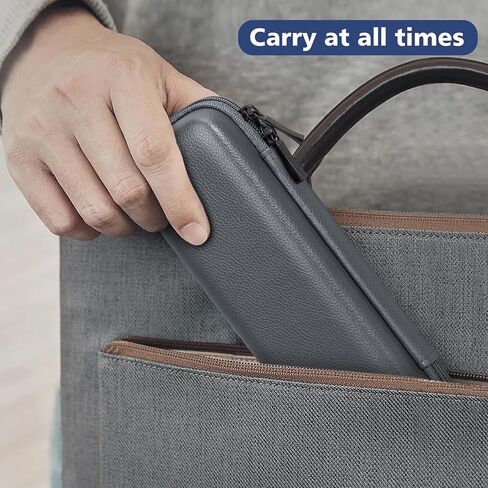 DTTO Holder Case for Apple Pencil Pro/Apple Pencil (1st/2nd Gen) / Apple Pencil (USB-C), PU Leather Hard Protective Storage Case for iPad Pencil Accessories, USB Cable, Samsung Stylus, Black in Kuwait