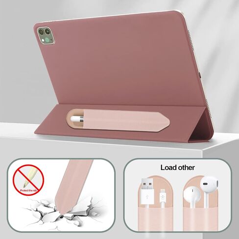 Apple Pencil Holder, 5 Pack Durable Elastic Apple Pencil (1st and 2nd Gen) Case Pocket, Adhesive Sleeve Pouch for iPad 8.3/9.7/10.2/10.5/11/12.9 Inch (Black Black) in Kuwait