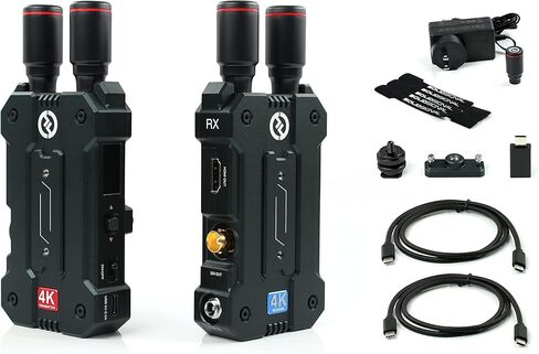 نظام نقل الفيديو اللاسلكي Hollyland Mars 4K | تدفق HDMI/SDI | نطاق يصل إلى 450 قدمًا، زمن الوصول 66 مللي ثانية، 4Kp30، 1080p60 بث مباشر | يتضمن كابلين USB-C بطول 3 أقدام وربطات كابل SolidSignal in Kuwait