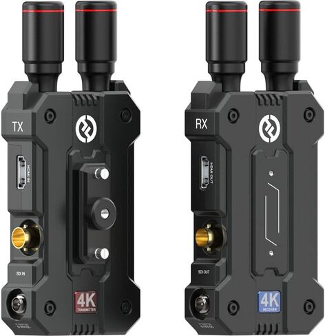 نظام نقل الفيديو اللاسلكي Hollyland Mars 4K | تدفق HDMI/SDI | نطاق يصل إلى 450 قدمًا، زمن الوصول 66 مللي ثانية، 4Kp30، 1080p60 بث مباشر | يتضمن كابلين USB-C بطول 3 أقدام وربطات كابل SolidSignal in Kuwait