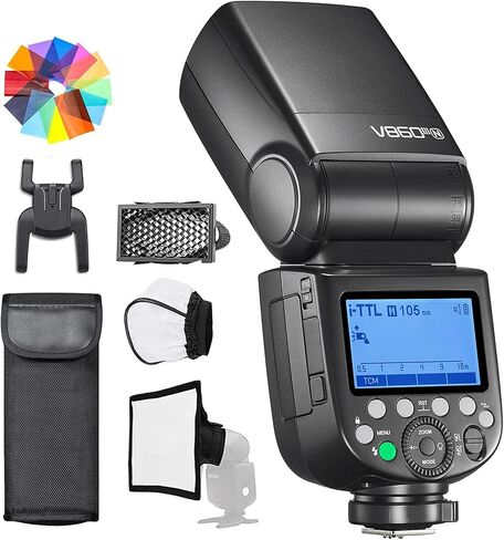 فلاش كاميرا Godox V860III-S لكاميرا سوني، 2.4G TTL 1/8000S HSS 7.2V/2600mAh بطارية ليثيوم أيون [محدثة] Speedlite متوافق مع كاميرات Sony a9 a7 a7II a7III a7R III a7RII a7SII a6000 a6300 a6500 in Saudi Arabia