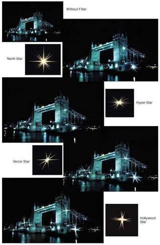 Tiffen 62mm Vector Star FX Special Effect Camera Lens Filter in Saudi Arabia