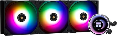 Thermalright Frozen Notte 360 ​​Black ARGB Water Cooling CPU Cooler، مواصفات مبرد وحدة المعالجة المركزية 360 أسود، مراوح PWM 3 × 120 مم، محامل S-FDB V2، مناسبة لـ AMD/AM4/AM5، Intel 1700/1150/1151/1200/2011 in Kuwait