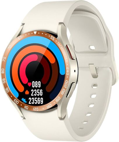 AISPORTS Bezel Styling Compatible for Samsung Galaxy Watch 6 Classic 47mm Bezel Ring Adhesive Cover Anti Scratch Stainless Steel Metal Bezel Loop Protective Case Cover for Galaxy Watch 6 Classic 47mm in Saudi Arabia