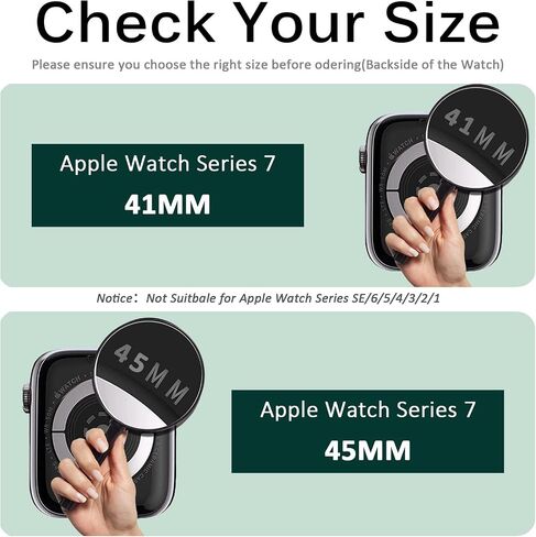 Miimall Compatible for Apple Watch 41mm Series 9/8/7 Case Women Men Hard PC Frame [No Screen Protector] Ultra-Thin Shockproof Full Protective Cover Frame Case for iWatch 9/8/7 41mm(Silver) in Kuwait