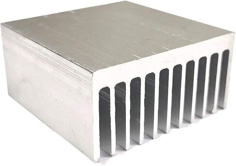 Easycargo 4pcs 40mm Heatsink 40mmx40mmx20mm, Aluminum Heatsink Kit, Cooling Heat Sink for 3D Printer Stepper Motor NEMA 17, TEC1-12706 Peltier Thermoelectric Cooler Module LED 40x40x20mm (Black) in Saudi Arabia