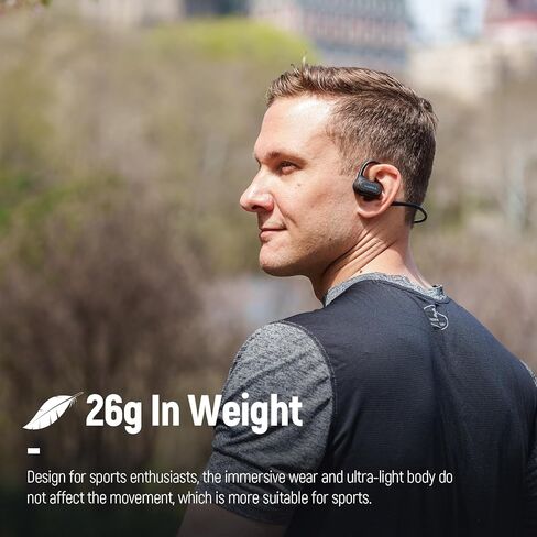 LIVALL LTS21 Open Run Pro - Open Ear Wireless Bluetooth 5.2 Sport Headphones, Sweatproof Waterproof Lightweight Wireless Earphones for Running, Gym, Cycling Headset, with Helmet Brackets in Kuwait