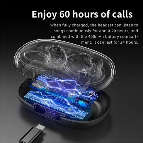 Wireless Earbud,Sports Bluetooth 5.3 Headphones,Bluetooth Earbud with Mic Deep Bass,in Ear Wireless Earphones Noise Cancelling Headphones,Ear Buds with Earhooks IP7 Waterproof for iPhone/Android in Saudi Arabia