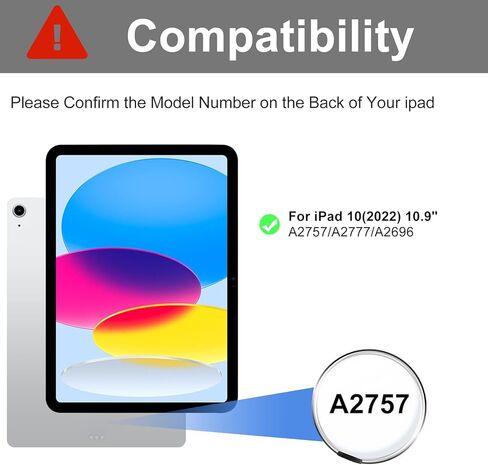 حافظة BOBOLEE iPad الجيل العاشر مع لوحة مفاتيح (10.9 بوصة 2022)، لوحة مفاتيح لاسلكية بإضاءة خلفية قابلة للفصل 7 ألوان، غطاء نحيف قابل للدوران 360 درجة مع حامل قلم مدمج، حافظات طاولة لجهاز iPad 10th 10.9 بوصة in Kuwait